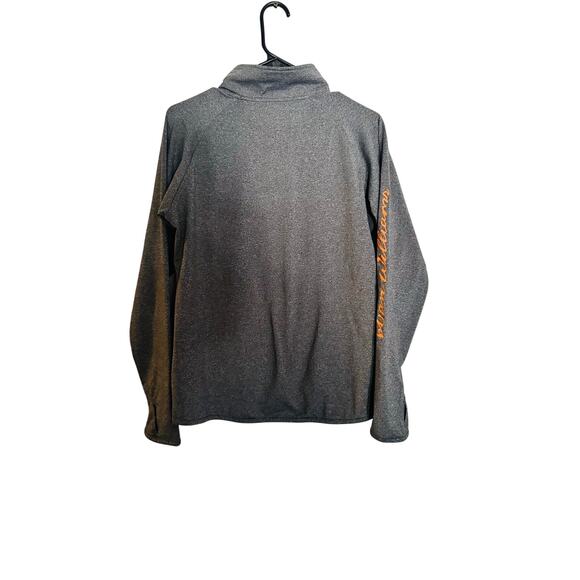 SPORT TEK Gray Dri-Fit 1/4 Zip Up Long Sleeve Pullover Evan Williams Jacket M - Picture 2 of 12